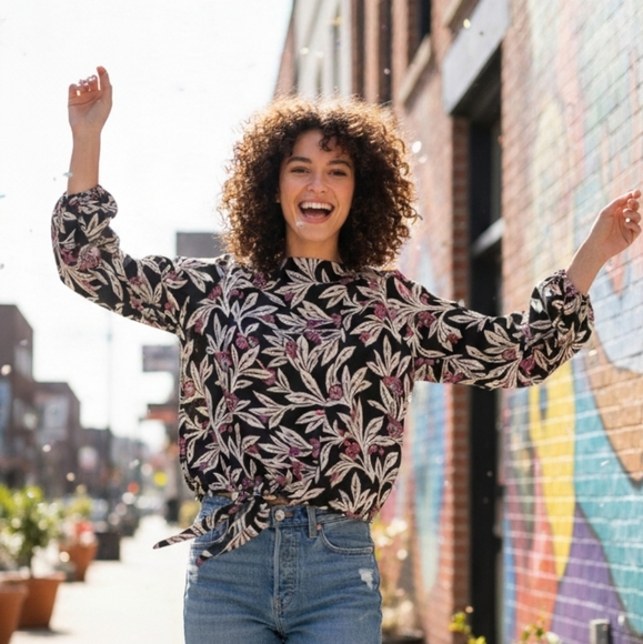 Isabel Marant Tops - NwT Isabel Marant floral long Sleeve  top L